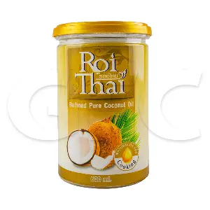 Масло кокосовое рафинированное 100% ROI THAI 600мл, 12шт/кор