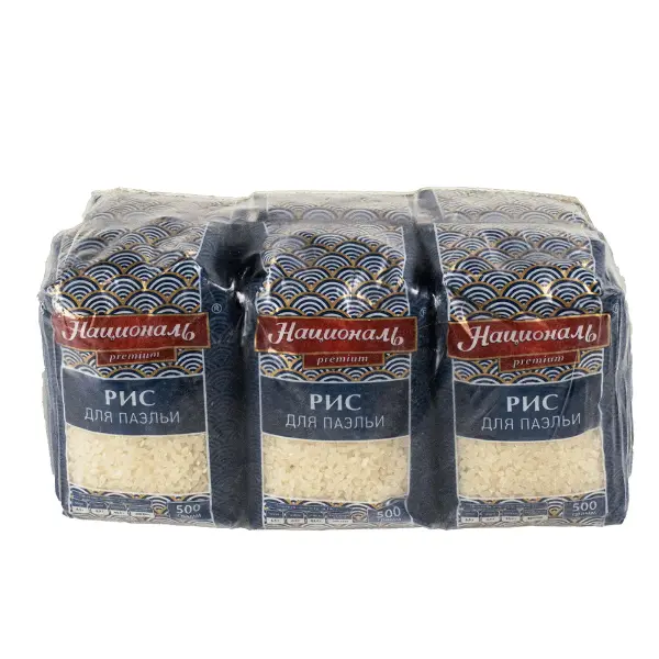 Рис для паэльи Premium Националь 500гр, 6шт/кор