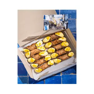 Пирожное канноли с манго и маракуйей O'Cannoli 80гр, 12шт/уп, 5уп/кор